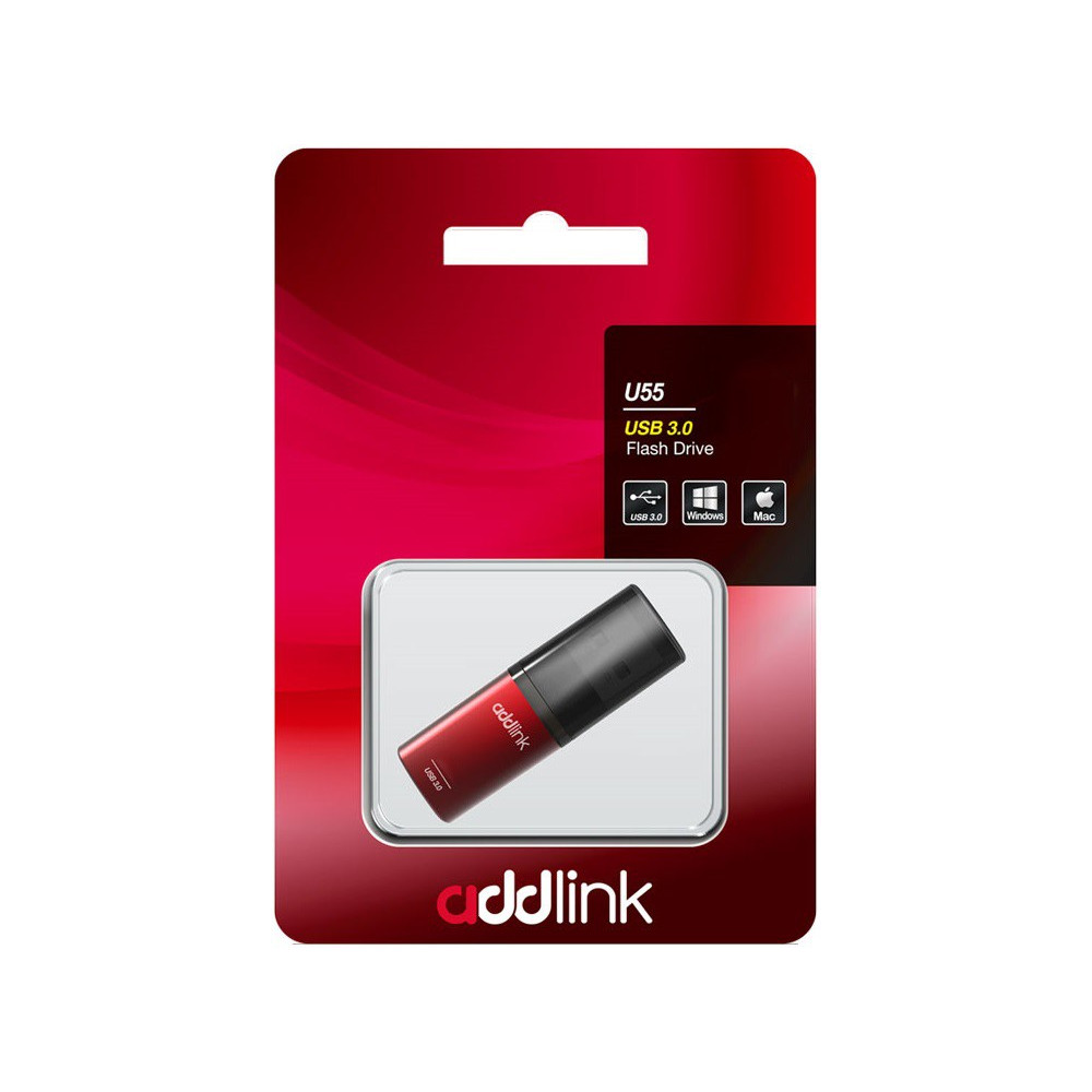 Clé USB Addlink U55 USB 3.0 / 16 Go / Rouge