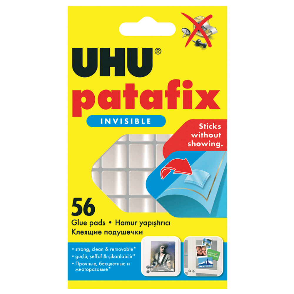 Patte de fixation UHU Patafix invisible
