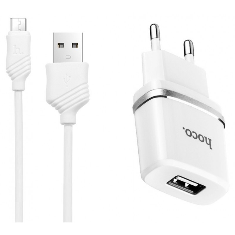 Chargeur Voiture Hoco + Câble USB Vers Micro USB - SpaceNet Tunisie