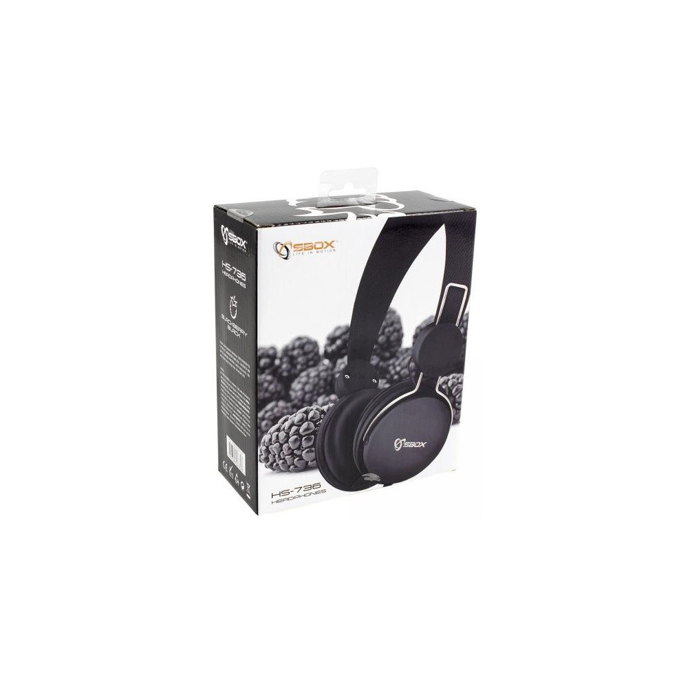 Casque Stéréo Sbox HS-736 / Noir