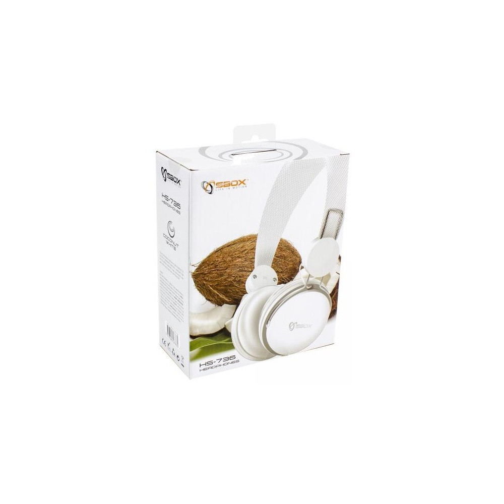 Casque Stéréo Sbox HS-736 / Blanc