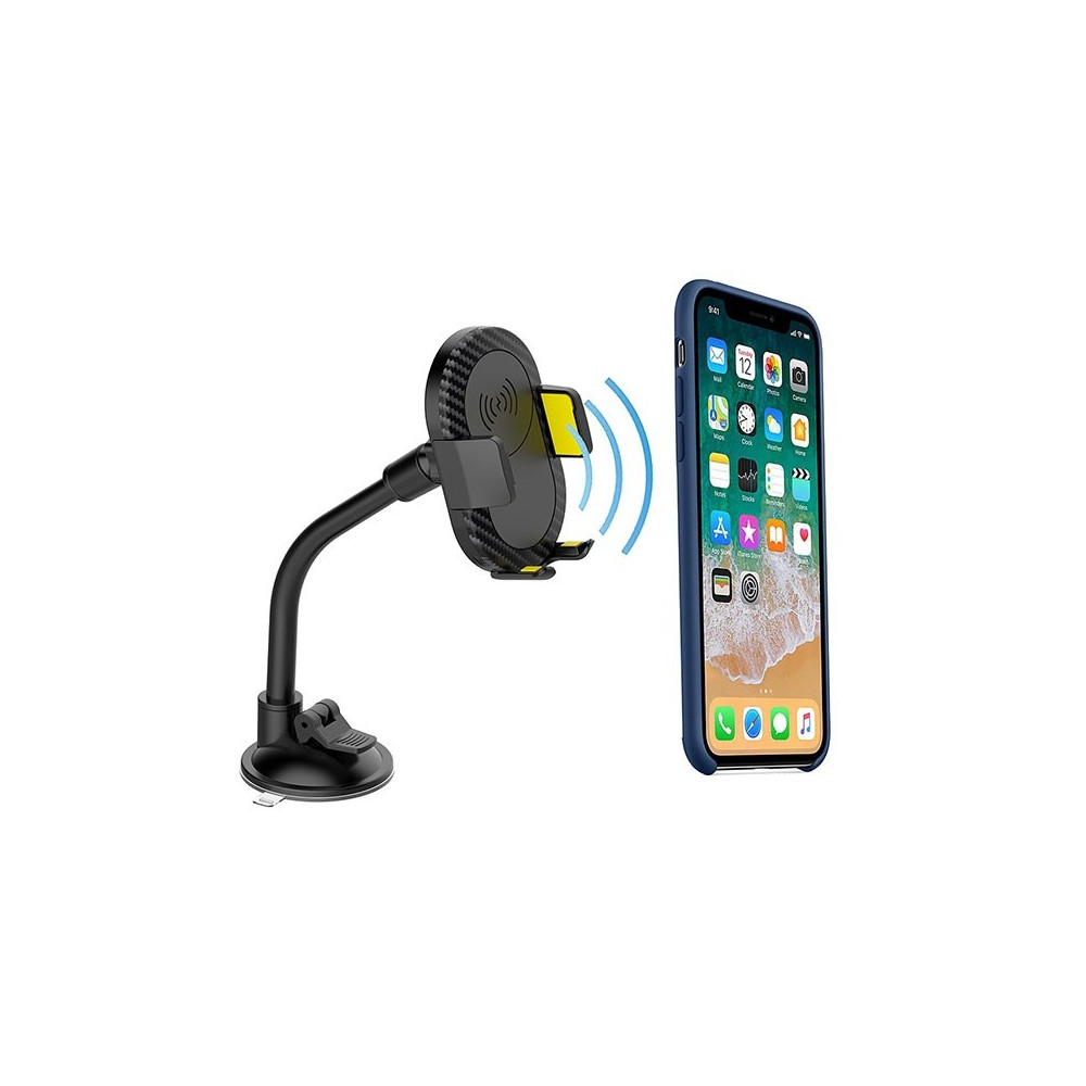 Support de Voiture Flexible & Chargeur Sans fil S-link SL-ATW10 Pour Téléphone Portable