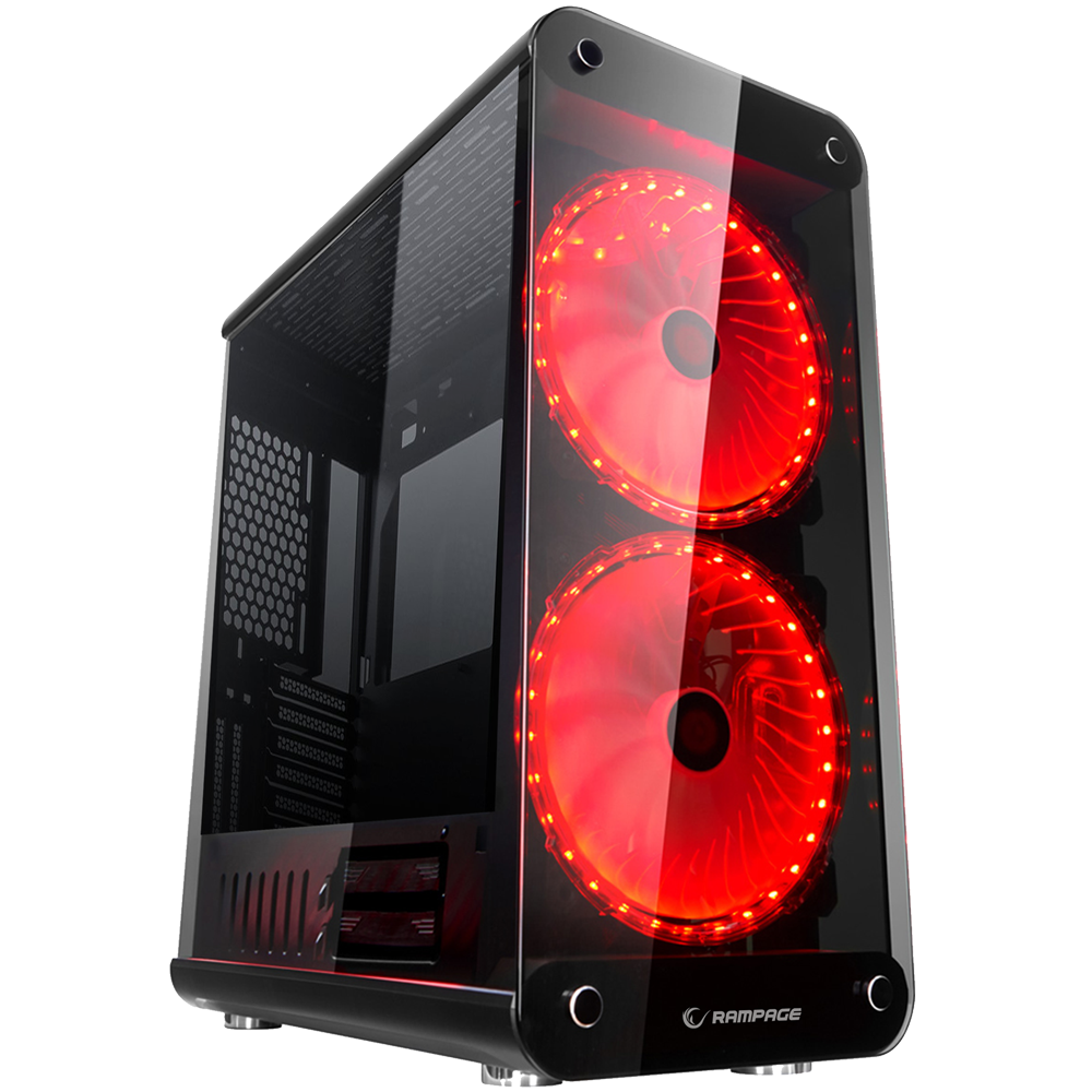 Boiter Gaming Everest Rampage SQUADRON LED RGB avec Fenêtre