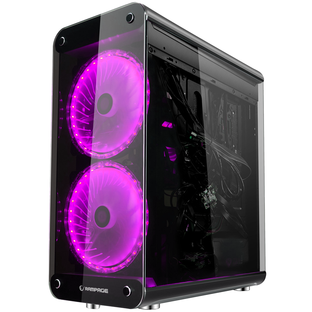 Boiter Gaming Everest Rampage SQUADRON LED RGB avec Fenêtre