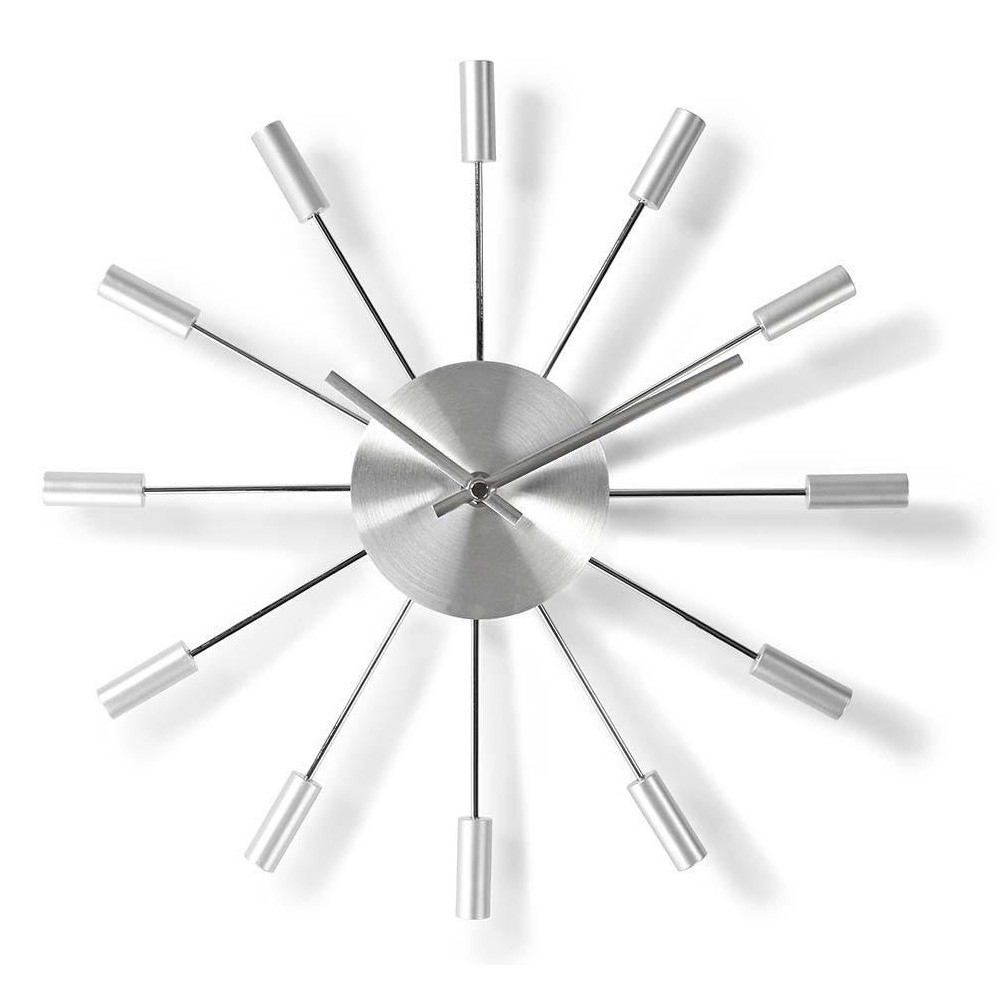 Horloge murale Nedis 34 cm / Argent