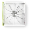 Horloge murale Nedis 34 cm / Argent