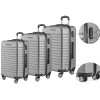 Set de 3 Valises à roulettes SilverCrest / Gris