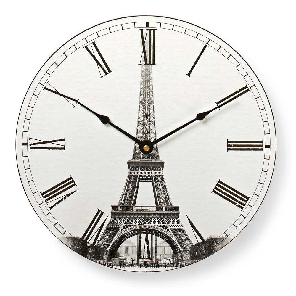Horloge murale Nedis 30 cm / Tour Eiffel