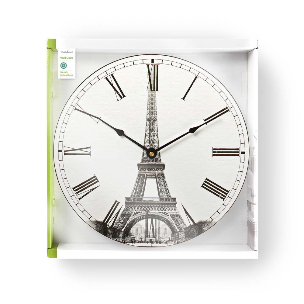 Horloge murale Nedis 30 cm / Tour Eiffel