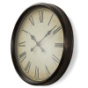 Horloge murale Nedis 50 cm / Style Ancien / Noir