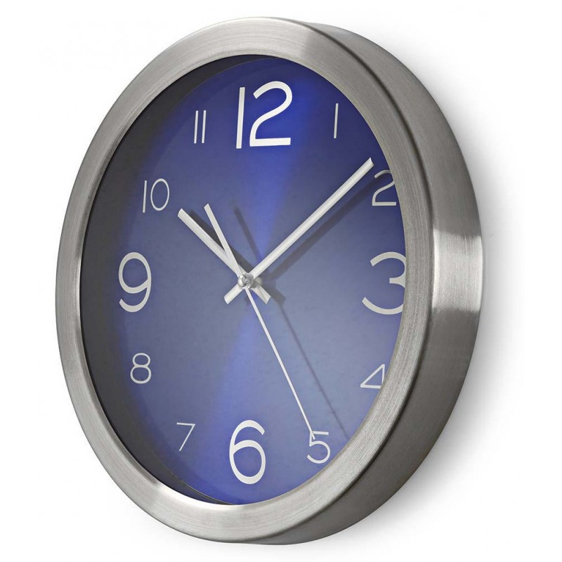 Slide  #1 Horloge murale Nedis 30 cm / Bleu