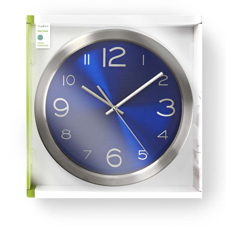 Slide  #2 Horloge murale Nedis 30 cm / Bleu