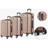 Set de 3 Valises à roulettes SilverCrest / Beige