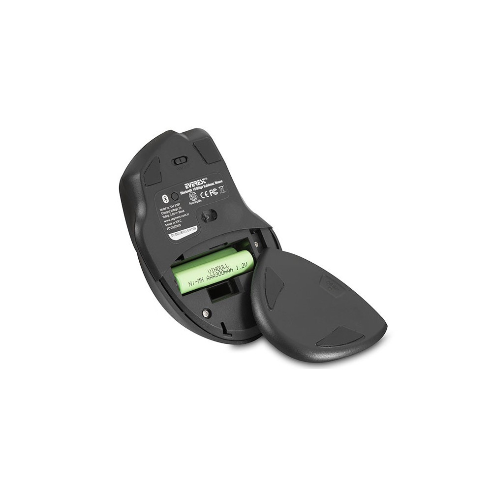 Souris Sans Fil Bluetooth Rechargeable Everest SM-33BT / Noir