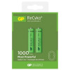 2x Piles GP Rechargeables Recyko+ AAA 1000mAh