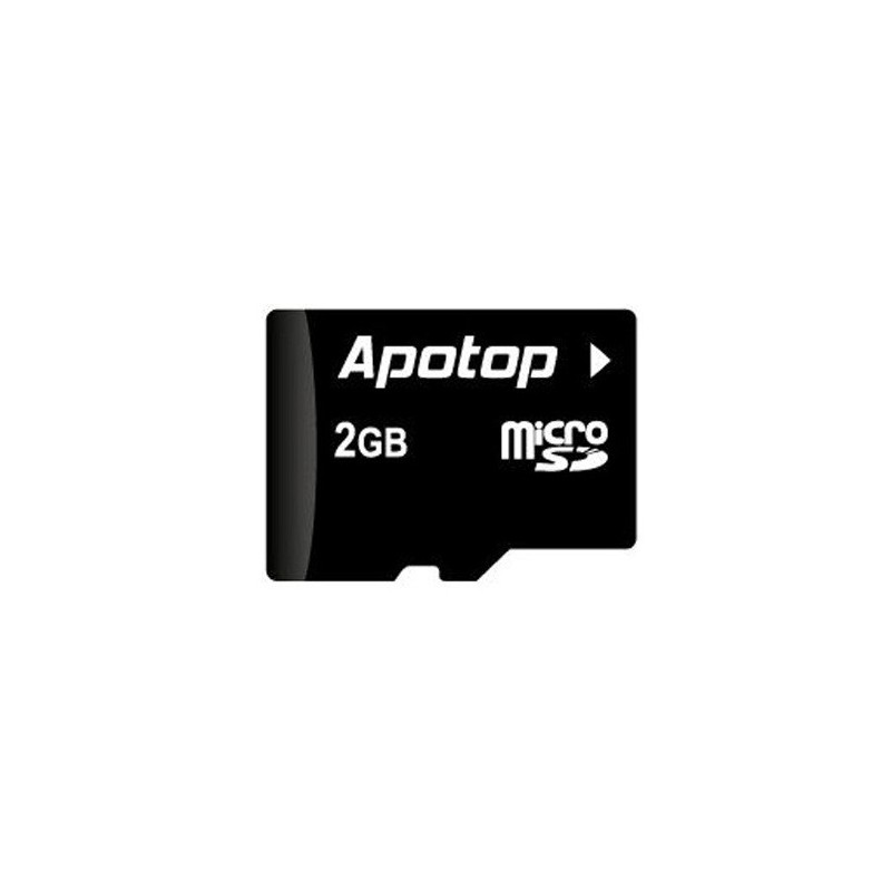 Carte micro SD 2Go + Adaptateur SD
