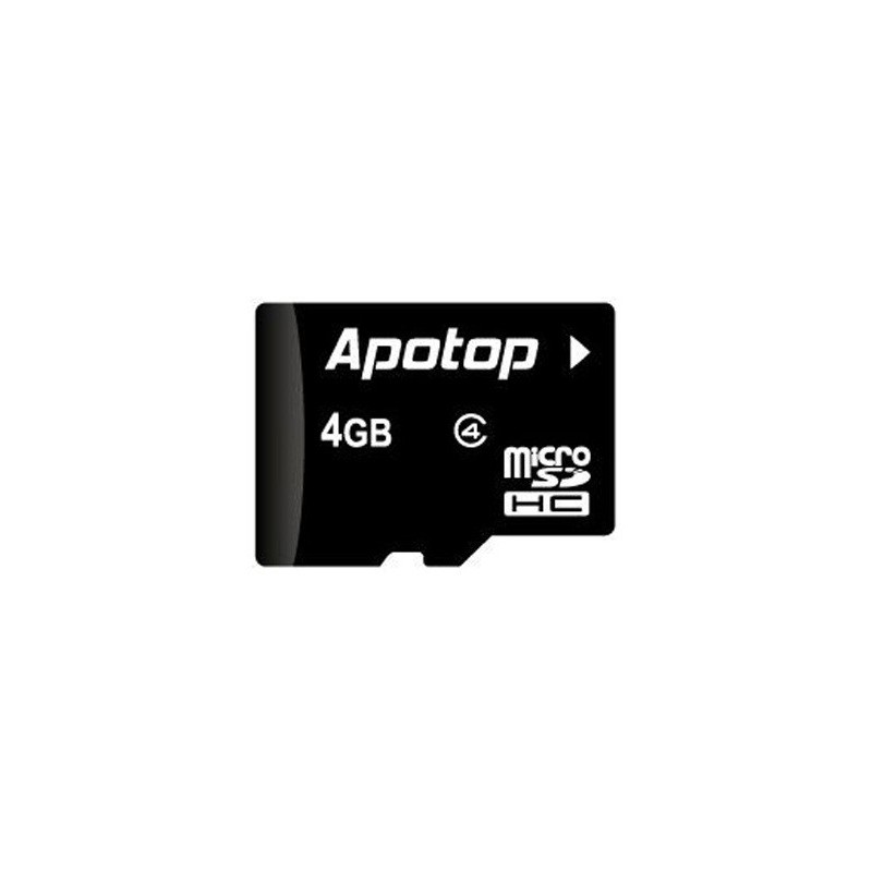 Carte micro SD 4Go + Adaptateur SD