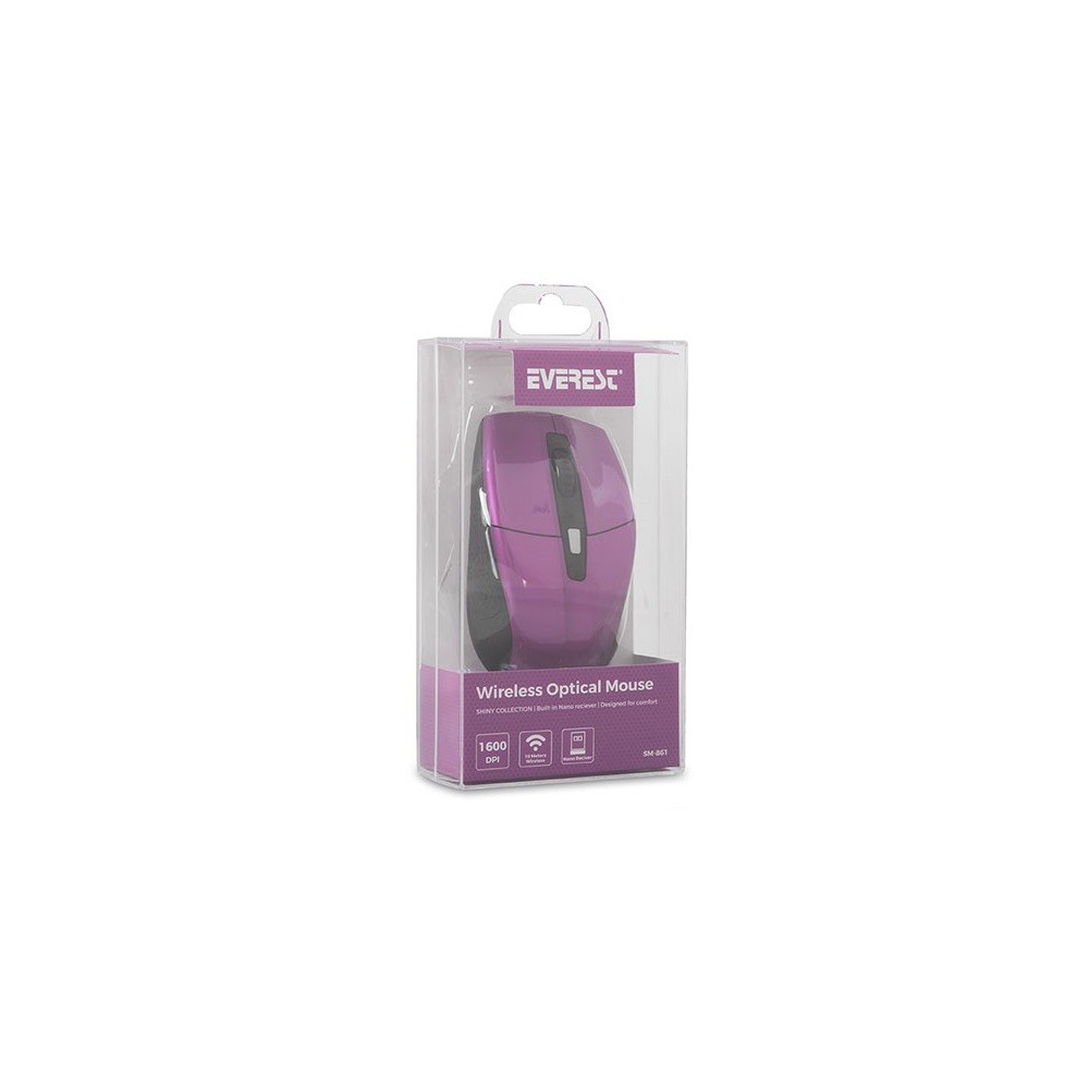 Souris Sans Fil Everest SM-861 / Violet