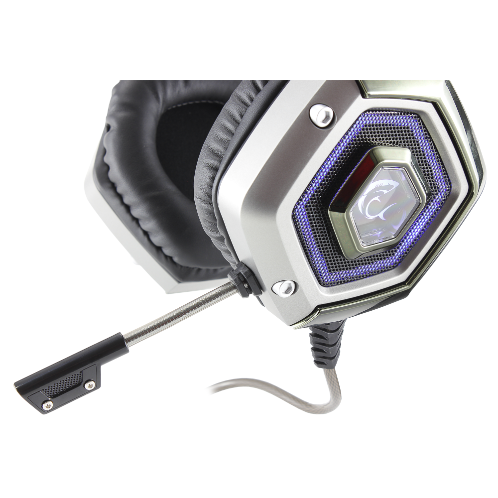 Casque Micro Gaming White Shark LION GH-1841 / Silver