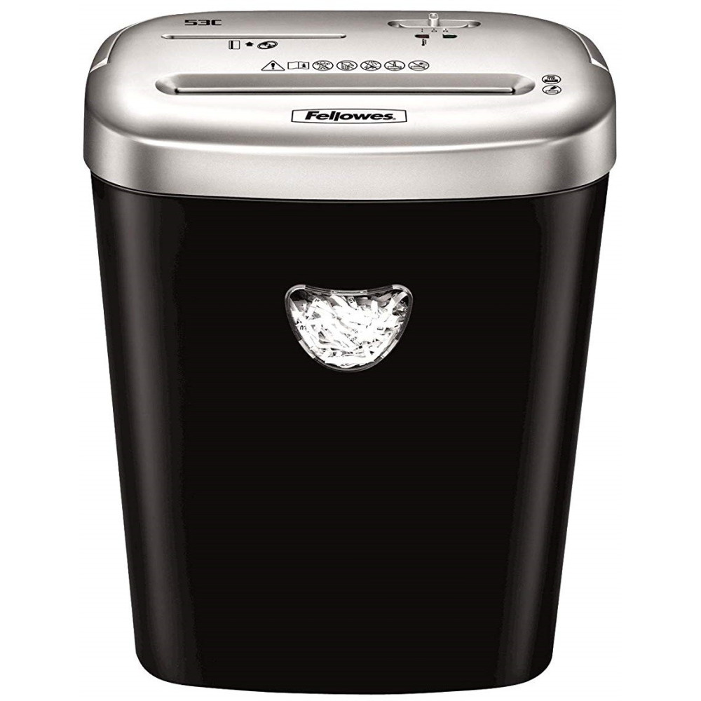 Destructeur de papier Fellowes Powershred 53C Coupe croisée