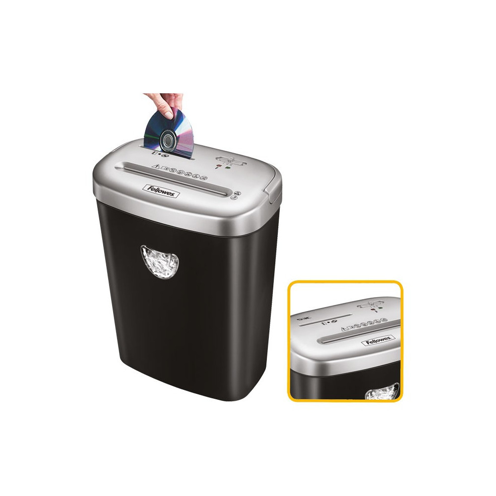 Destructeur de papier Fellowes Powershred 53C Coupe croisée