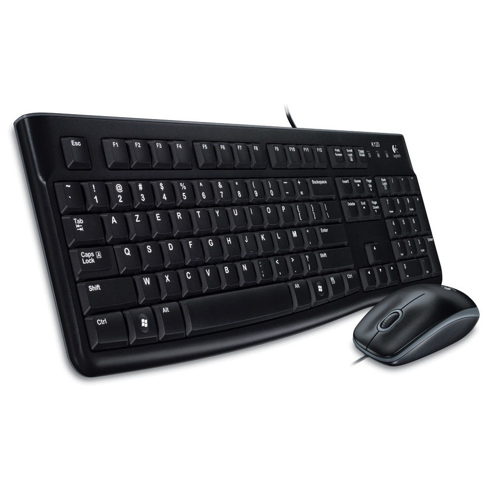 Ensemble Clavier Souris USB Logitech mk120