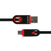Câble BEBIBOS USB Vers Micro USB / Noir & Rouge