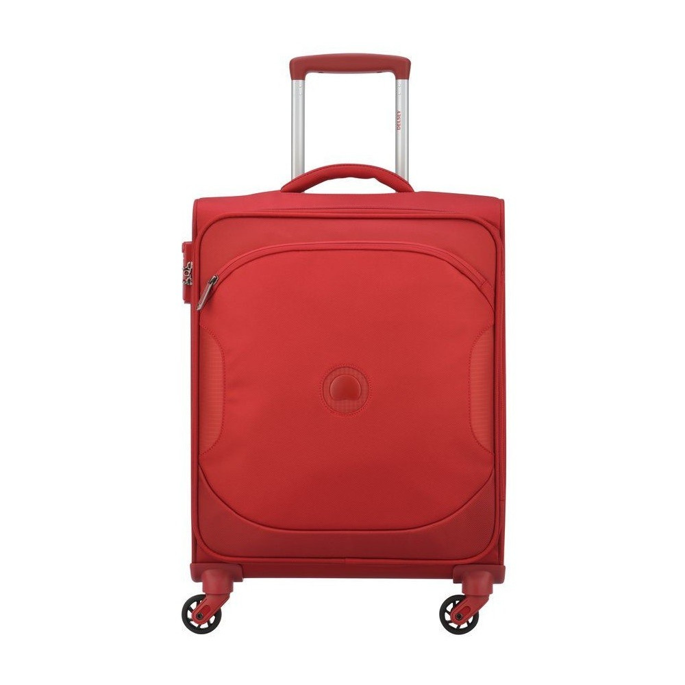 Valise Delsey U-Lite Classic 2 Trolley Cabine Slim 4 roues 55 cm / Rouge