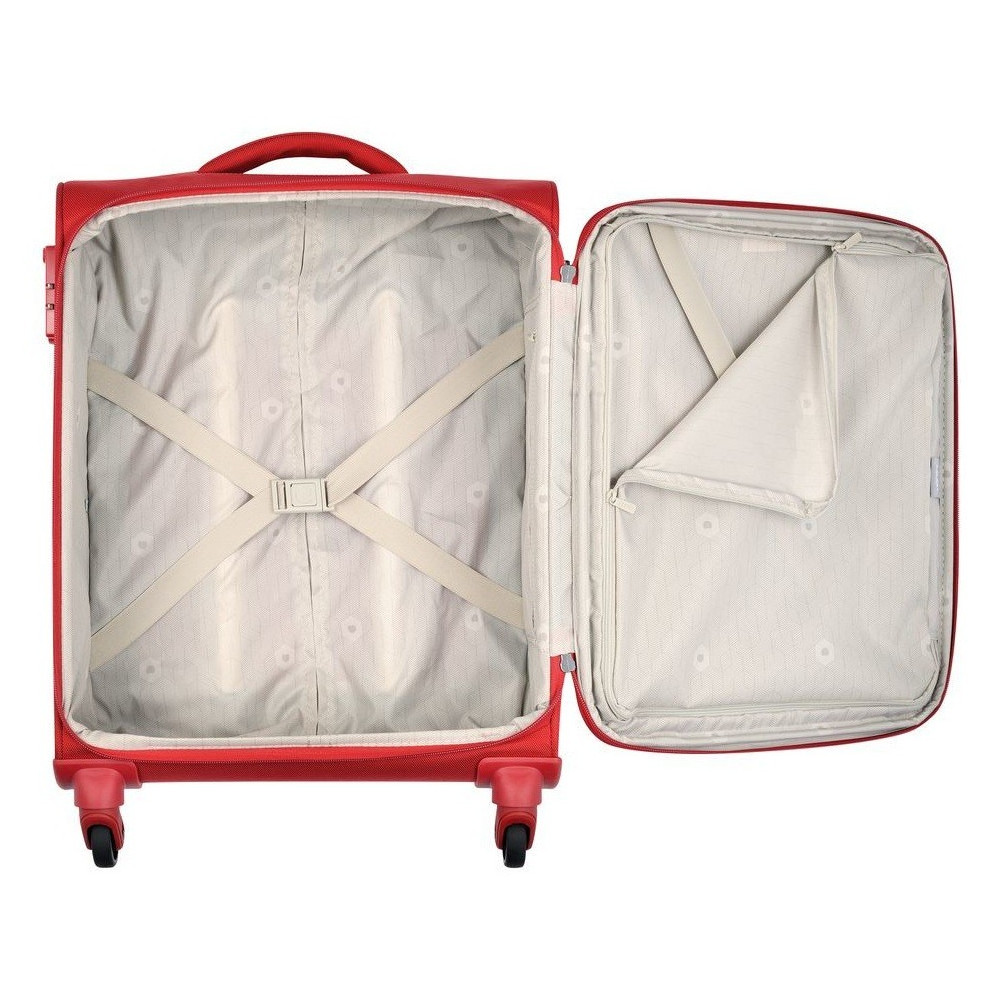 Valise Delsey U-Lite Classic 2 Trolley Cabine Slim 4 roues 55 cm / Rouge