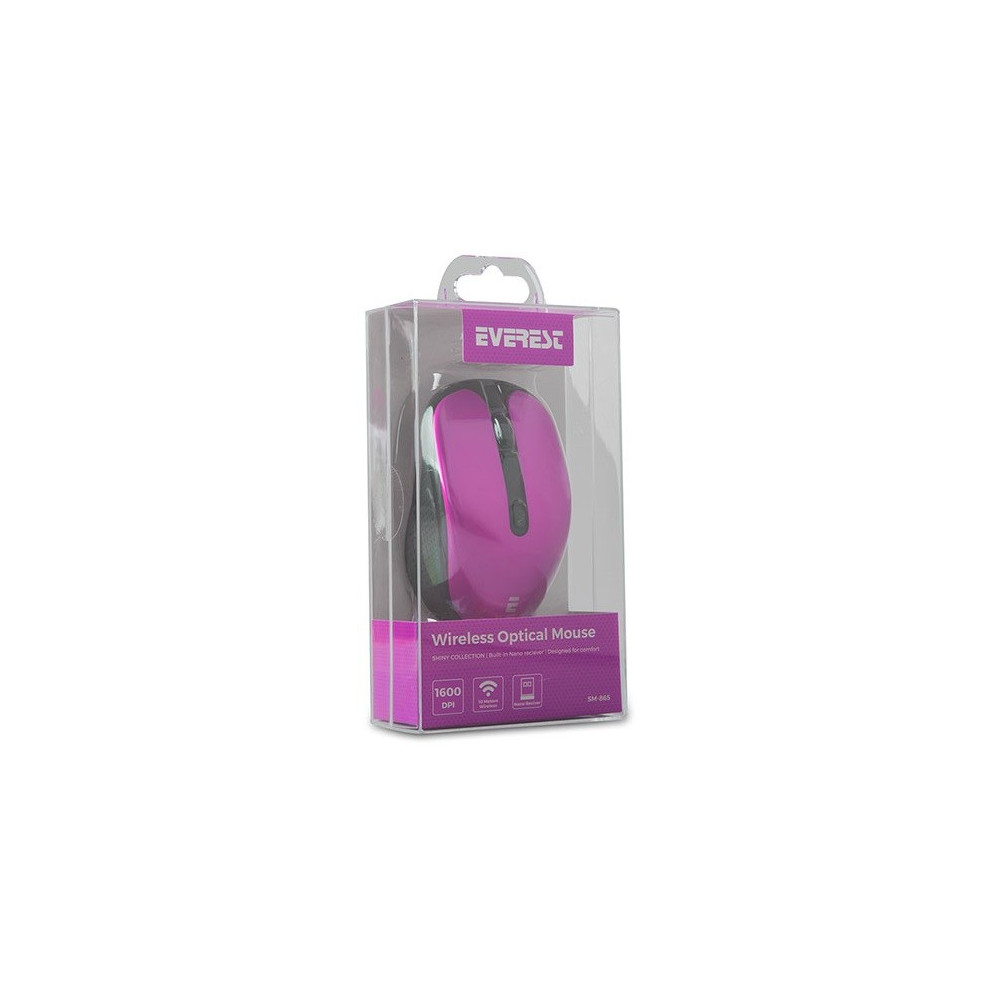 Souris Sans Fil Everest SM-865 / Violet
