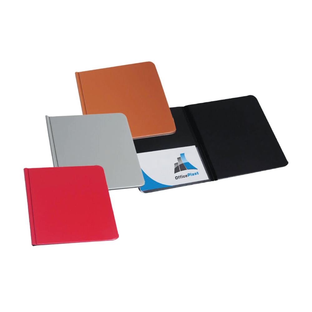 Porte-Bloc double en PVC 24x32 cm / Noir