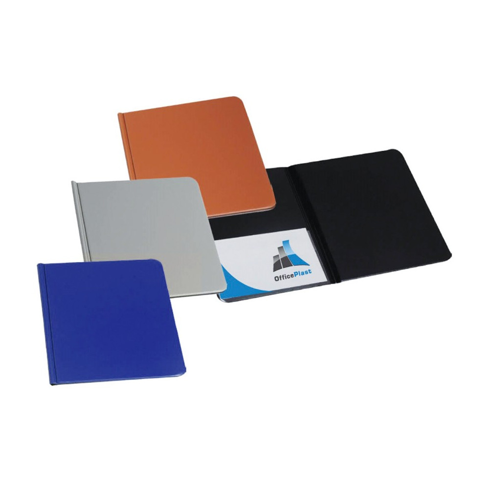 Porte-Bloc double en PVC 24x32 cm / Bleu