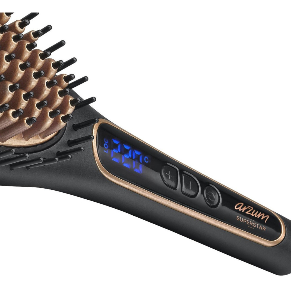 Brosse lissante Arzum Superstar / Noir