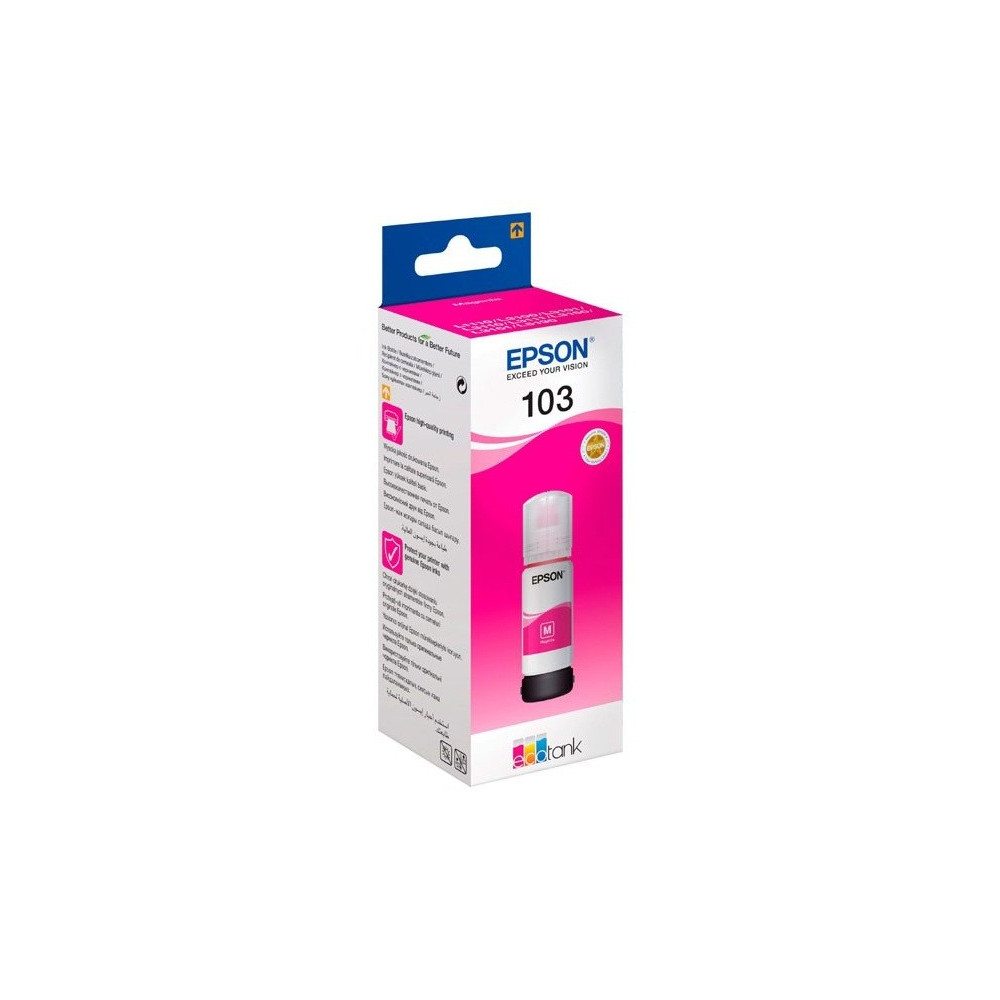 Bouteille d'encre Originale Epson EcoTank 103 / Magenta