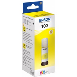 BOUTEILLE D'ENCRE ORIGINALE EPSON ECOTANK 103 / YELLOW