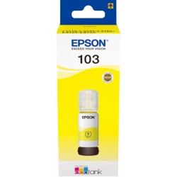 BOUTEILLE D'ENCRE ORIGINALE EPSON ECOTANK 103 / YELLOW