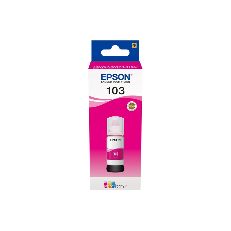 BOUTEILLE D'ENCRE ORIGINALE EPSON ECOTANK 103 / MAGENTA