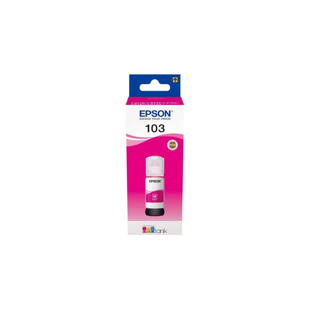 BOUTEILLE D'ENCRE ORIGINALE EPSON ECOTANK 103 / MAGENTA