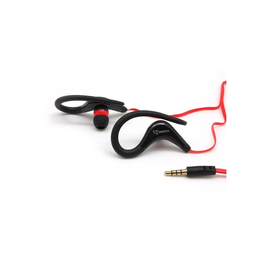 Écouteurs avec Microphone SBOX EP-338 - ROUGE