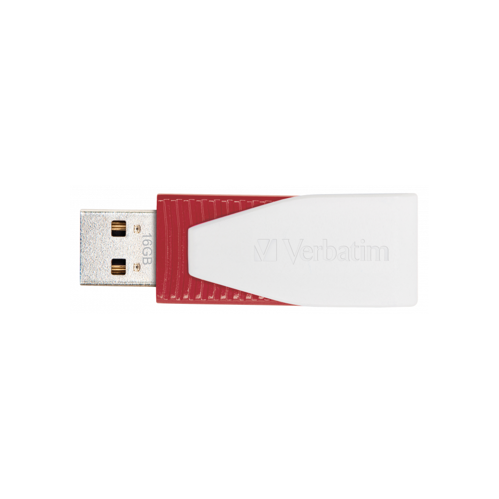Clé USB Verbatim Swivel USB 2.0 / 16  Go / Rouge