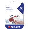 Clé USB Verbatim Swivel USB 2.0 / 16  Go / Rouge