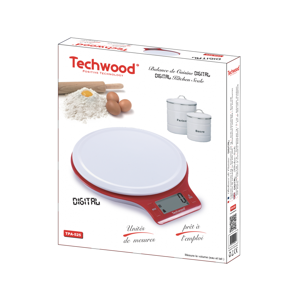 Balance de Cuisine Digitale Techwood TPA-525