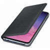 Flip Cover LED pour Samsung Galaxy S10e / Noir