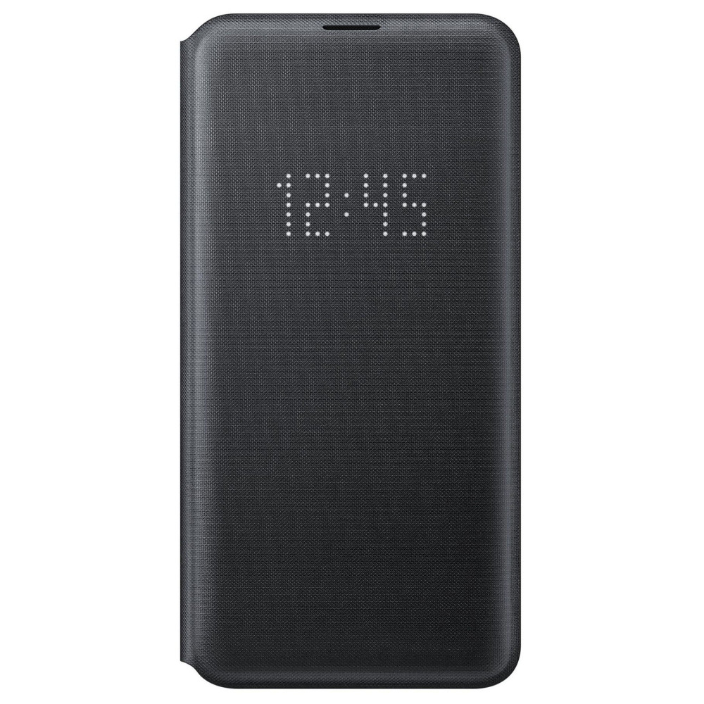 Flip Cover LED pour Samsung Galaxy S10e / Noir