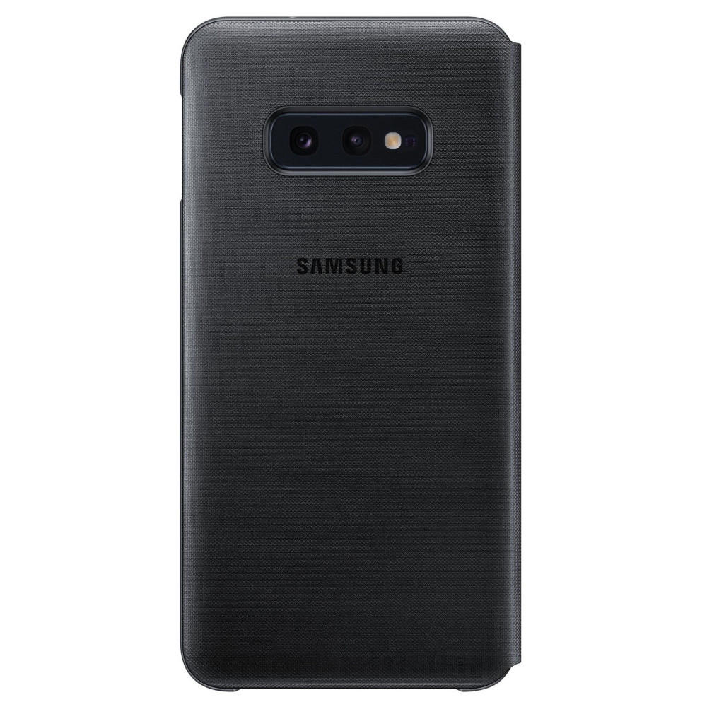 Flip Cover LED pour Samsung Galaxy S10e / Noir