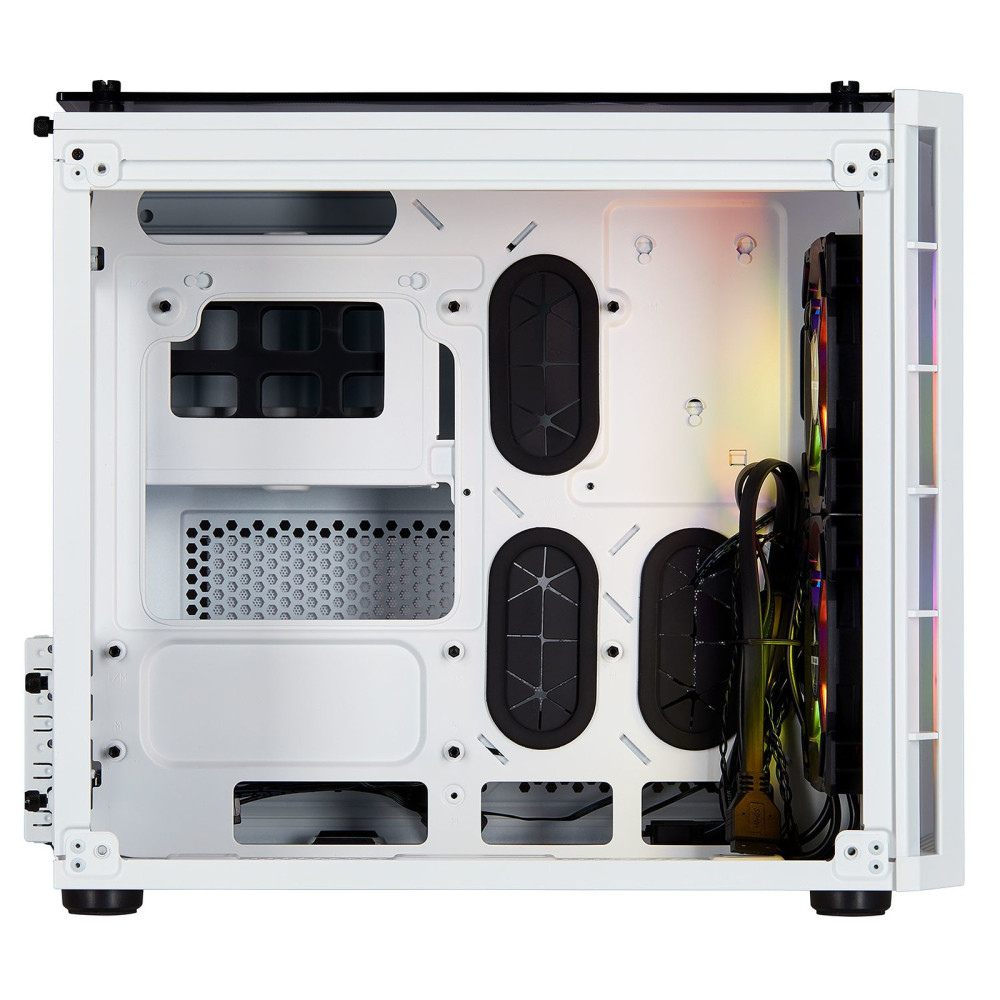Boitier Gamer Corsair Crystal 280X / Blanc RGB