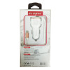 Chargeur Allume Cigare RECRSI 2-en-1 2 USB 2.1A / Blanc