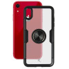 Etui TPU Ksix avec Bague Support pour iPhone XR / Noir