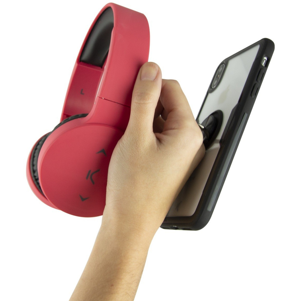Etui TPU Ksix avec Bague Support pour iPhone XS MAX / Noir