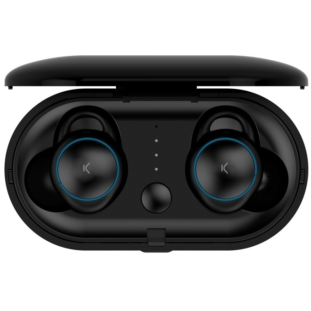 Écouteurs Bluetooth Ksix Go & Play avec Micro / Noir